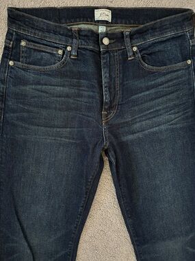 J. Crew Men's Jeans ~ 770 Straight ~ Dark Blue Wash ~ Kurabo Japanese denim